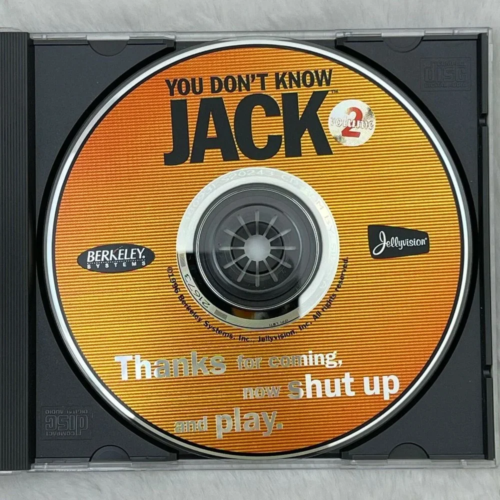 You Don't Know Jack Volumes 2 & 3 PC CD Vintage Trivia Games